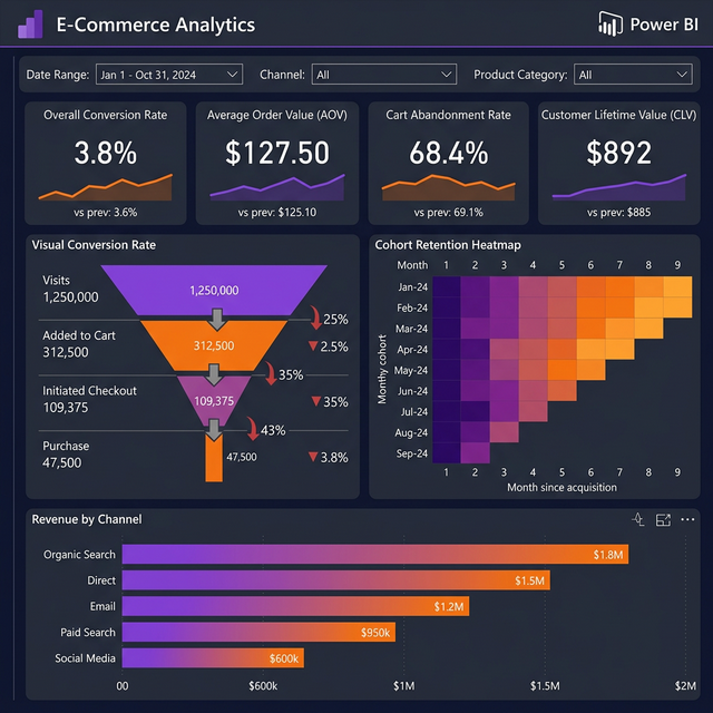 E-Commerce Journey Dashboard