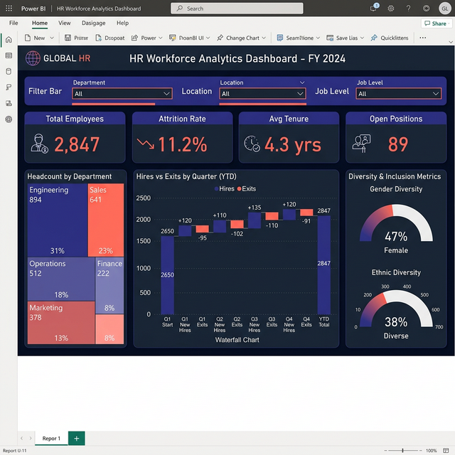 HR Workforce Dashboard